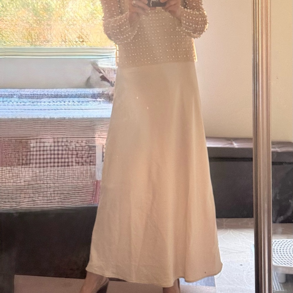 House of Harlow 1960 Cream Maxi Dress